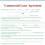 15 Sample Commercial Lease Agreement Templates in MS WORD