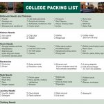 23+ FREE Printable Packing List Templates [PDF, WORD, EXCEL]