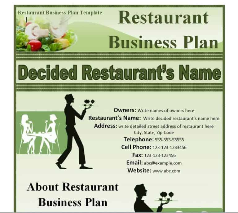 10+ Practical Restaurant Business Plan Templates [PDF & WORD]