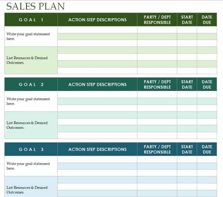 FREE 10+ Practical Sales Plan Templates [WORD & EXCEL]