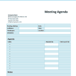 Top 17 FREE Meeting Agenda Templates Word