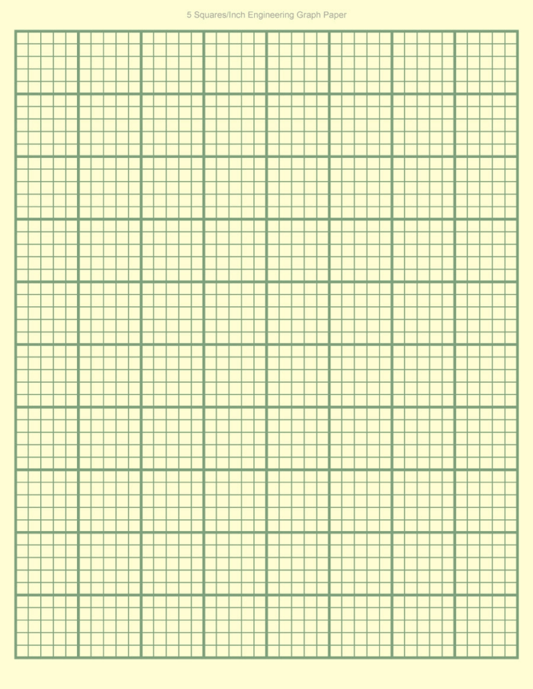 11 Free Graph Paper Templates Word PDFs