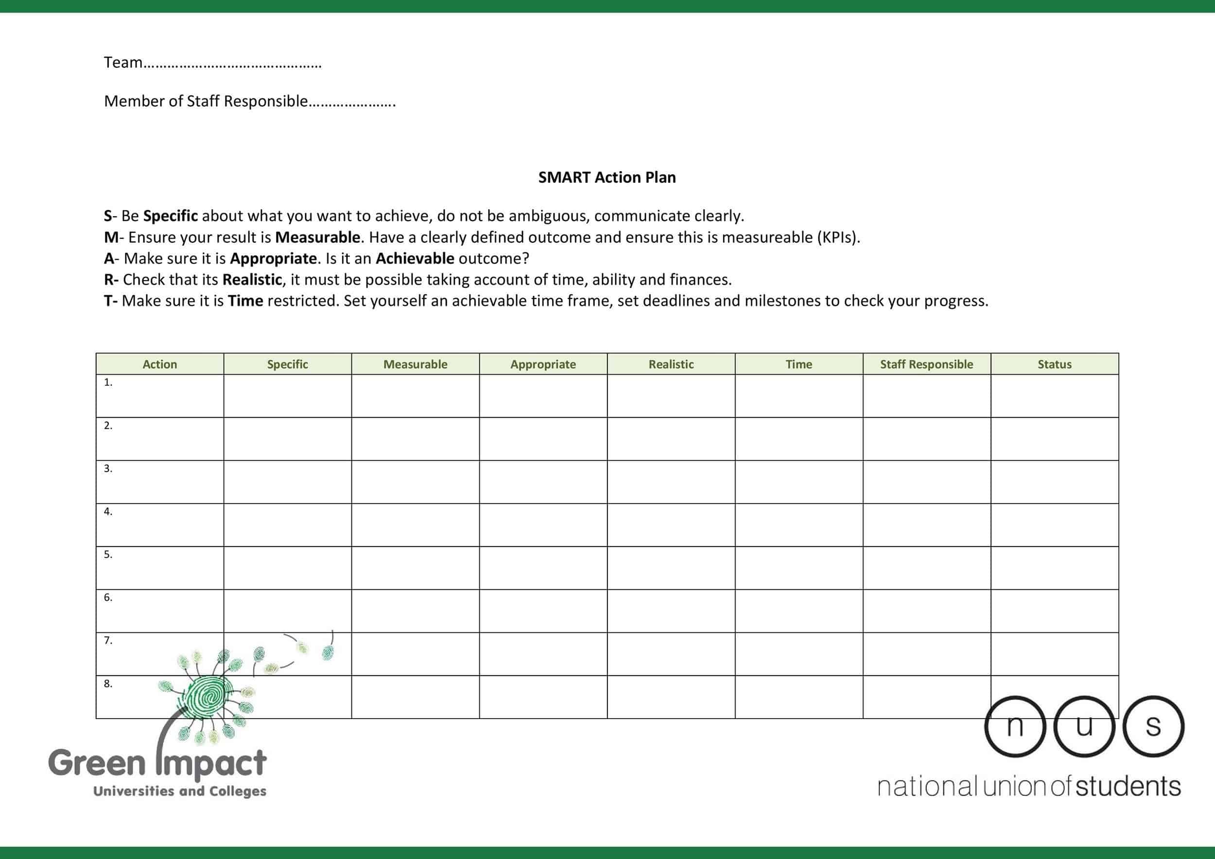 Action Plan Template Powerpoint Free