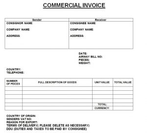 17 Sample Commercial Invoice Templates [word & Excel] – Word Excel 