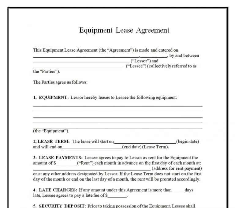 17+ BEST Lease Agreement Templates [WORD, PDF]