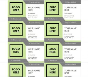 20+ FREE Visiting Card Templates in MS WORD – Word Excel Templates