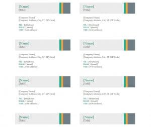 20+ FREE Visiting Card Templates in MS WORD – Word Excel Templates