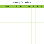 18+ Practical Weekly Schedule Templates [in EXCEL & WORD]