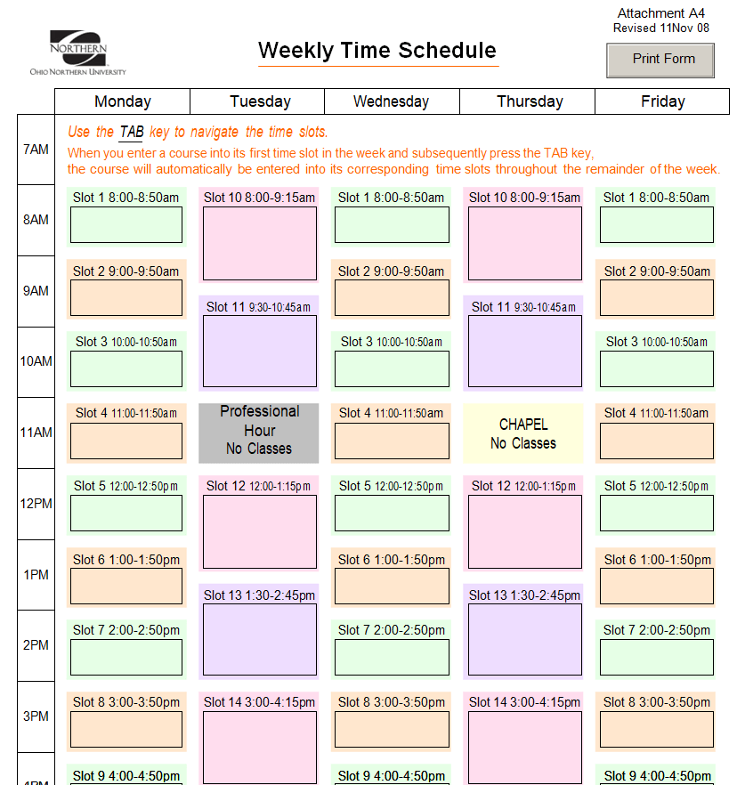 18+ Practical Weekly Schedule Templates [in EXCEL & WORD] – Word Excel ...